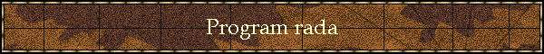 Program rada