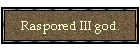 Raspored III god.